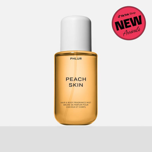 PHLUR Peach Skin Body Mist - Full Size Hair & Body Fragrance Mist with Peach, Plum, White Freesia & Sandalwood (8 Fl Oz)