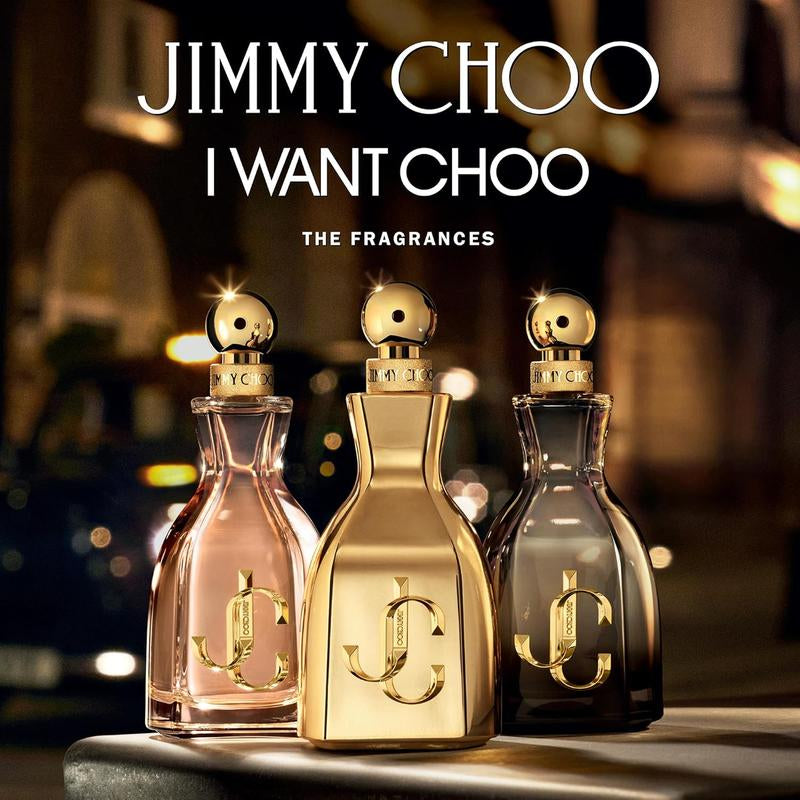 Jimmy Choo I Want Choo Eau De Parfum Spray for Women - Floral Notes with Mandarin Juice, Velvet Peach, Red Spider Lily, Jasmine Sambac & Vanilla