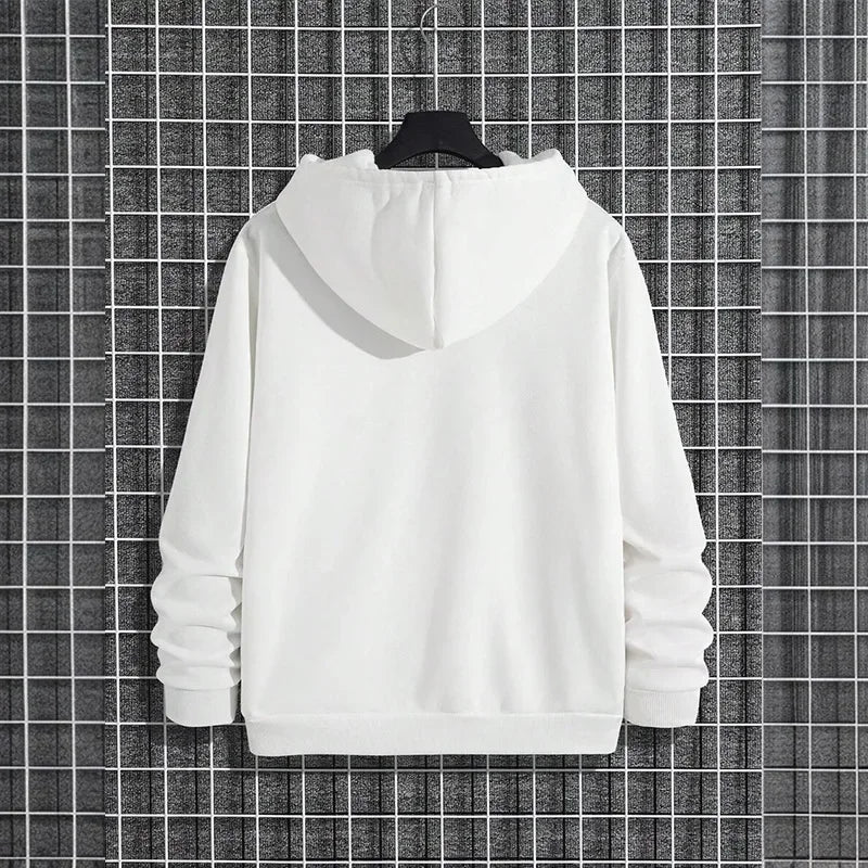 Men's Casual Hoodie - Soft Fleece Pullover