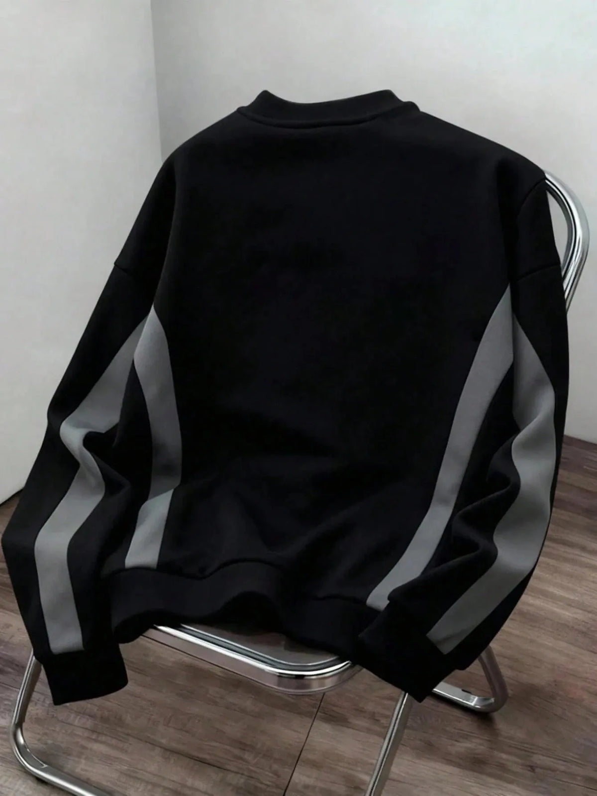Men's DREAM Sweatshirt - Cream & Black Stripe Design