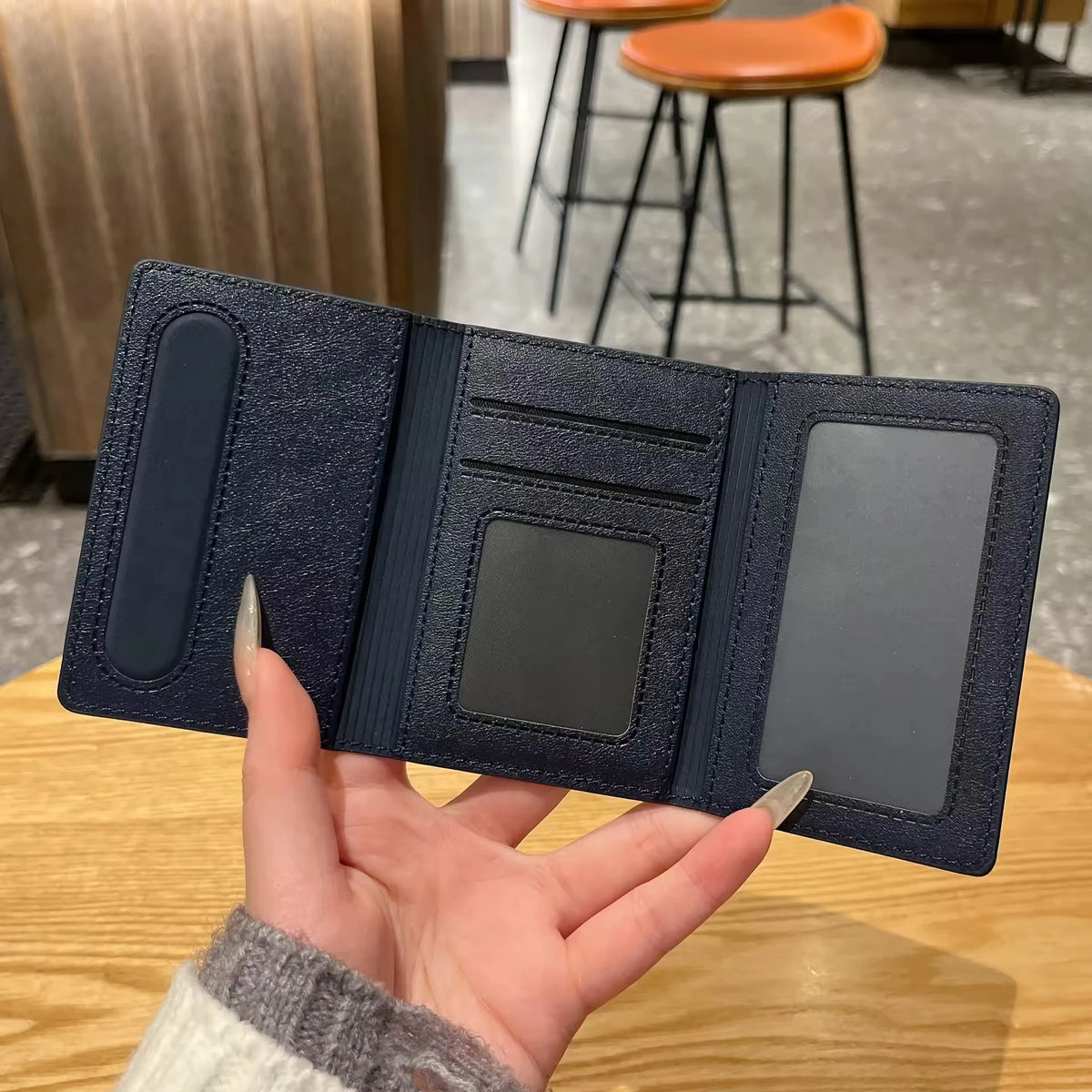 Luxury PU Leather Wallet | Magnetic Closure with Storage Compartments