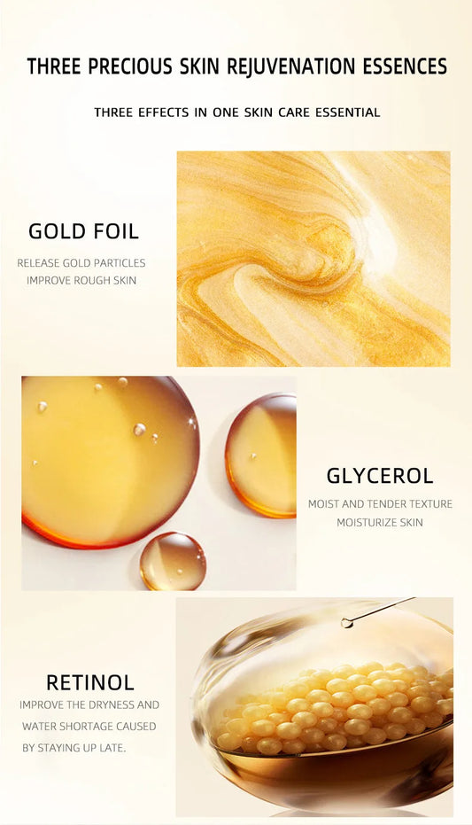 Moisturizing Retinol Snake Venom Peptide Gold Mask  Skin Care 100G