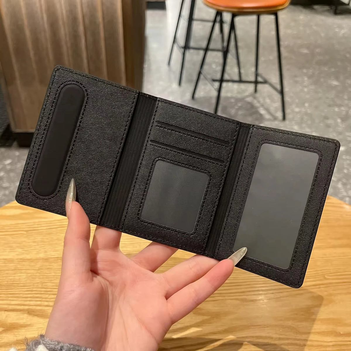 Luxury PU Leather Wallet | Magnetic Closure with Storage Compartments