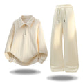 Men's 2-Piece Casual Sportswear Set | Half-Zip Hoodie & Sweatpants