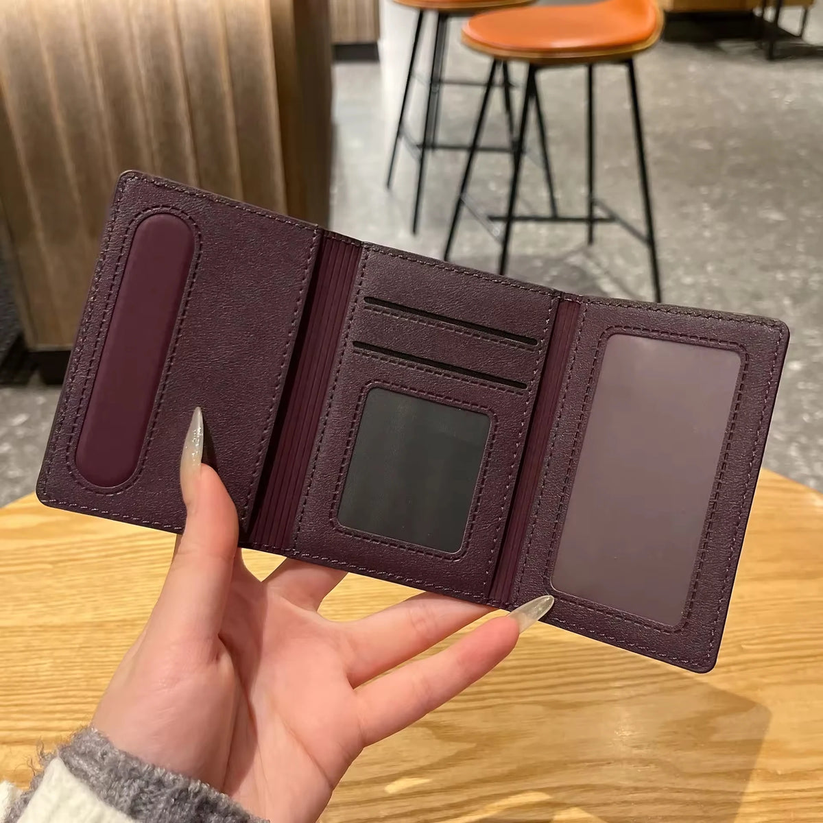 Luxury PU Leather Wallet | Magnetic Closure with Storage Compartments