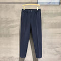 Men's Classic Wool Blend Trousers | Warm Winter Pants