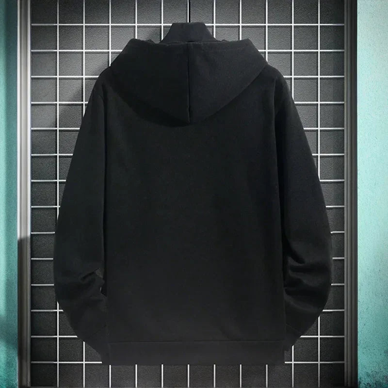 Men's Casual Hoodie - Soft Fleece Pullover