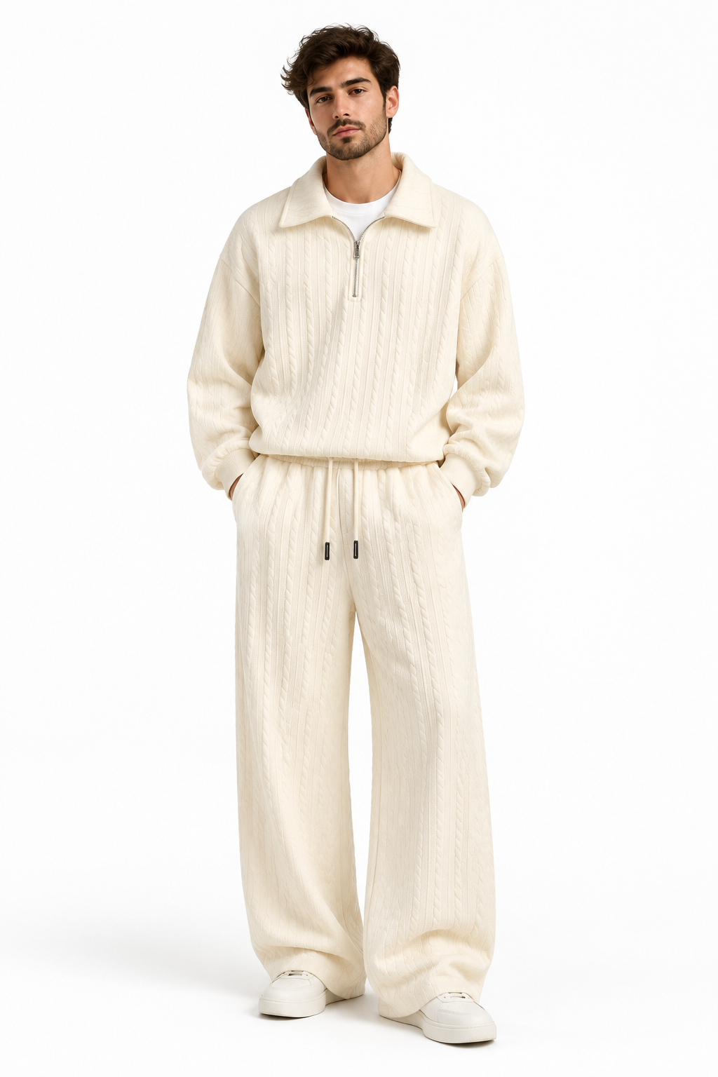 Beige Front View